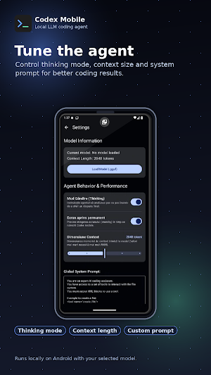 Codex Mobile - Local AI Agent Screenshot 1
