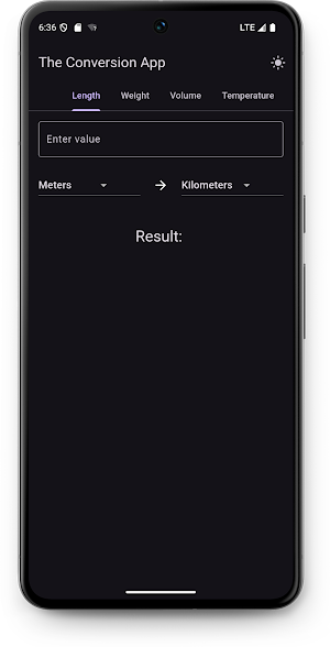 Conversion App Screenshot 0