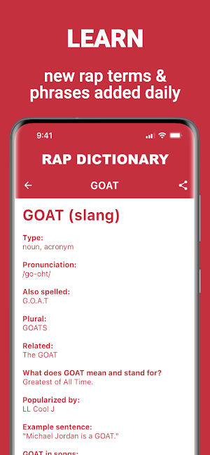Rap Dictionary Screenshot 3