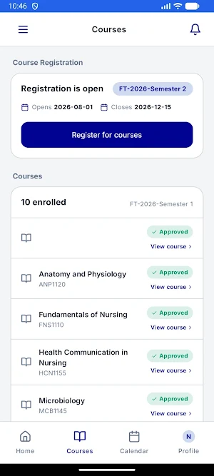 EduRole - Student Portal Screenshot 2