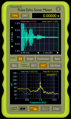 Pulse Echo Sonar Meter Screenshot 1