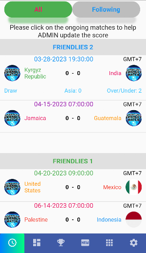 Friendly Matches 2023 Screenshot 0