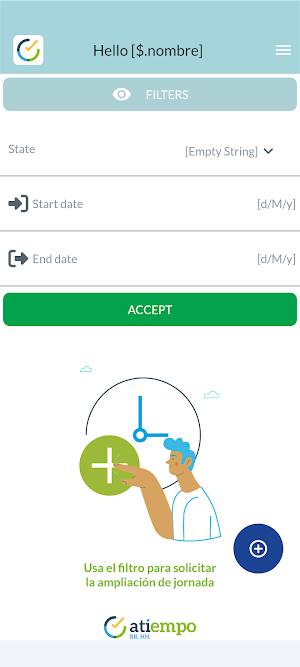 ATIEMPO HR Mobile Screenshot 0