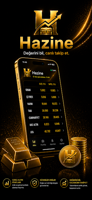Hazine: Canlı Altın Fiyatları Screenshot 0