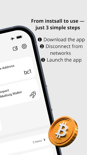 Coconut Vault: Bitcoin Signer Screenshot 1