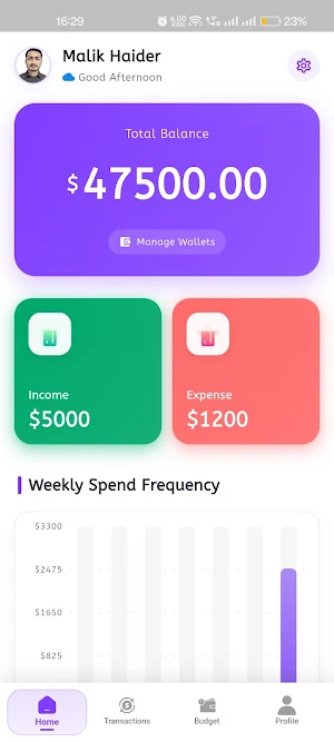 ExpensioTracker: Secure Wallet Screenshot 0