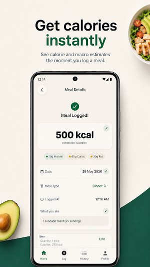 LogCal: AI Calorie Tracker Screenshot 2