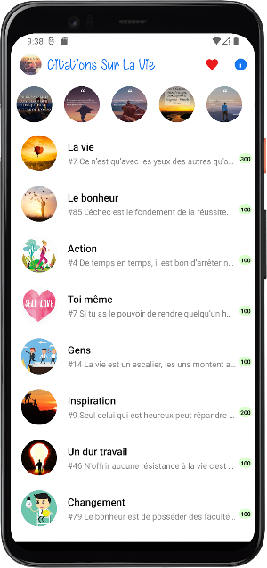 Citations Sur La Vie Screenshot 0