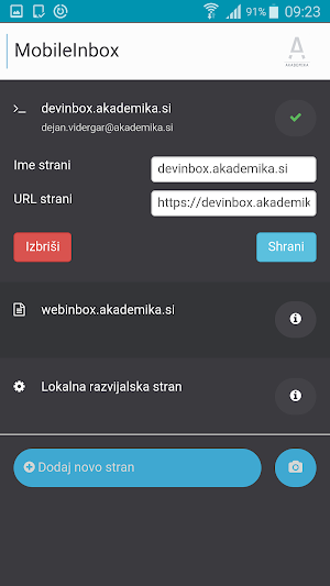 MobileInbox Screenshot 1