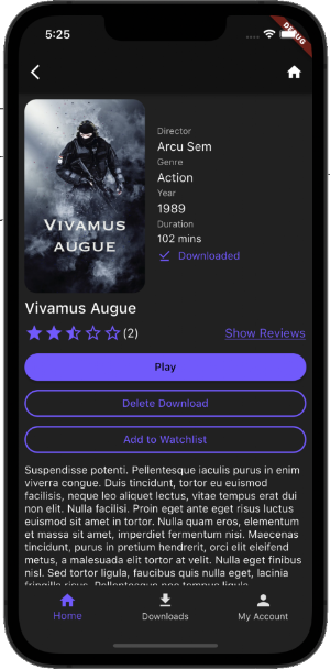 Zeymur Movie Template Flutter Screenshot 3
