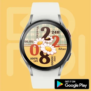 Yellow Flower Drawing Watch Screenshot 3