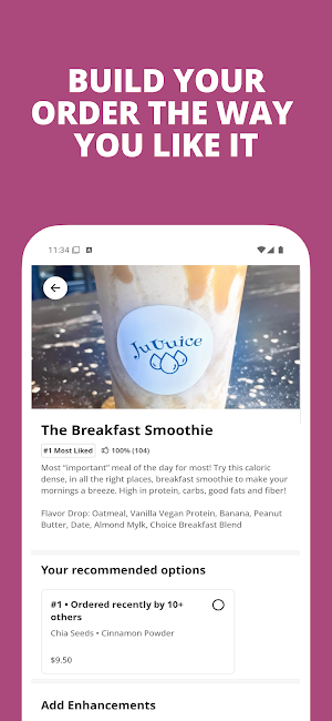 JUUUICE JUICERY Screenshot 1