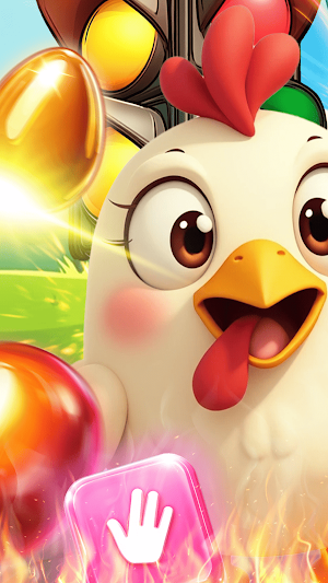Chicken Wealth & Balloons Screenshot 0
