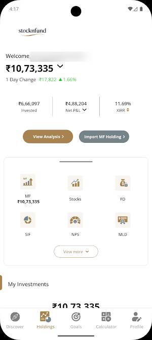 stocknfund Screenshot 1