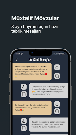 Hazır Mesajlar Azərbaycanca Screenshot 2
