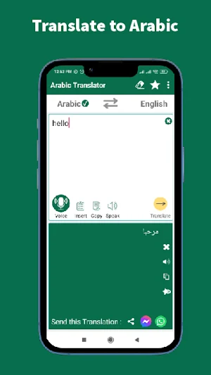 Arabic English Translator Screenshot 1