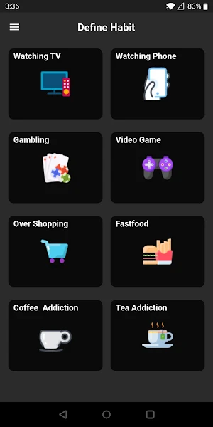 Bad Habit Tracker Screenshot 1