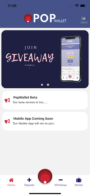PopWallets Screenshot 0