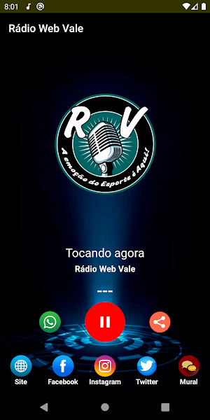 Rádio Web Vale Screenshot 0