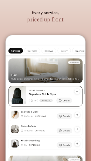 Bellora: Salon Appointments Screenshot 1