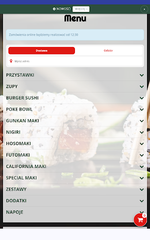 Sushi One Takeaway Screenshot 2