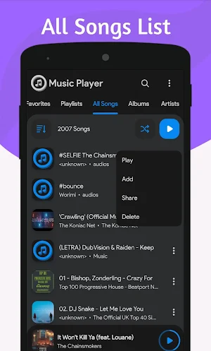 la Musique - Audio & Music Player Screenshot 1