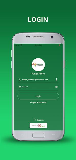 Funza Trainee App Screenshot 2