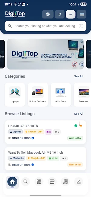 Digitop Bids Screenshot 0