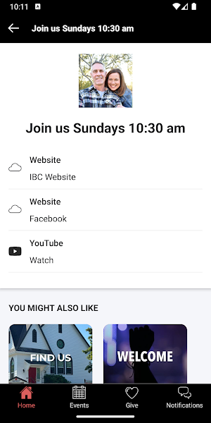 IBC_Inspiration Bible Church Screenshot 1