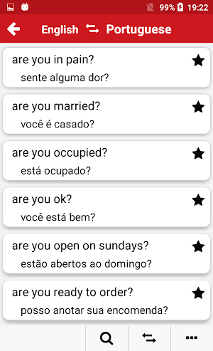 Portuguese - English : Dictionary & Education Screenshot 2