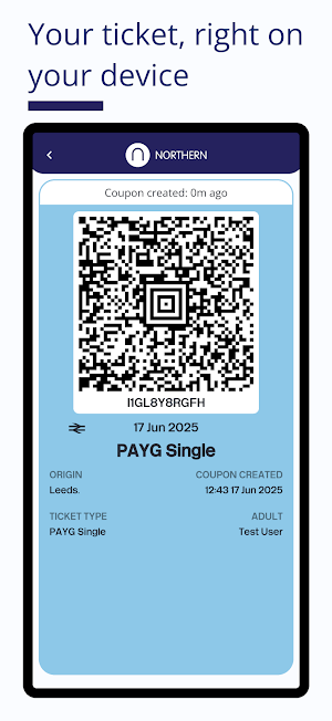 Northern PAYG UAT Screenshot 3