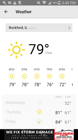 WQRF WTVO Weather MyStateline Screenshot 1