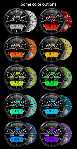 WFP 160 Luxury Watch Face Screenshot 2