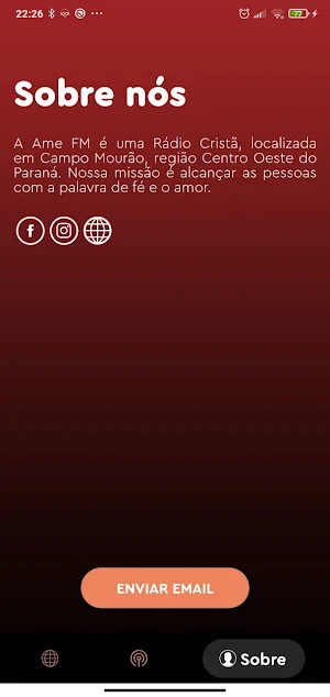 Rádio Ame FM Screenshot 2