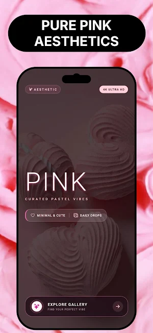 Pink Aesthetic Wallpapers 4K Screenshot 0