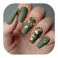 Earthy Hues Nail Polish Design