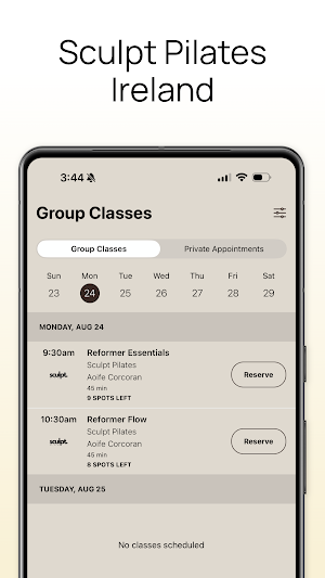 Sculpt Pilates Ireland Screenshot 2