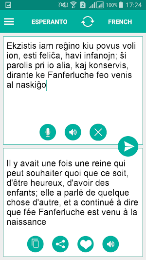 Esperanto French Translator Screenshot 1