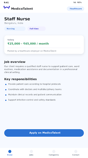 MedicoTalent Screenshot 0