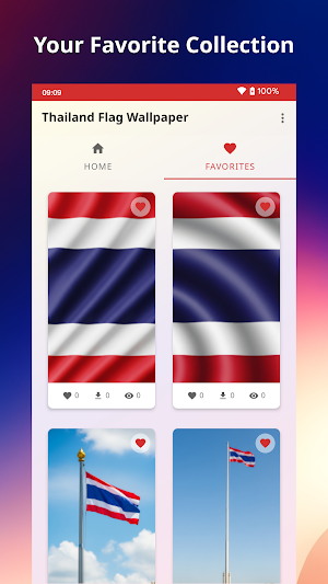 Thailand Flag Wallpaper Screenshot 1