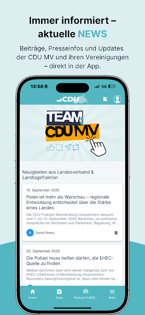 CDU Mecklenburg-Vorpommern Screenshot 3
