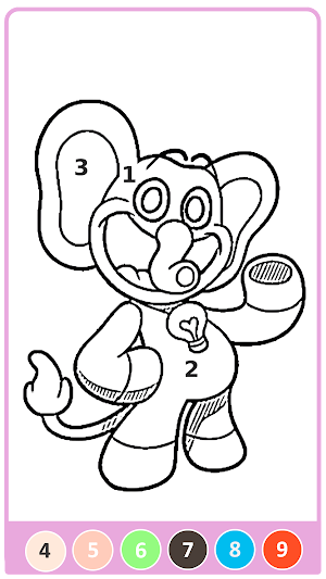 Smiling Critters Coloring Fun Screenshot 0