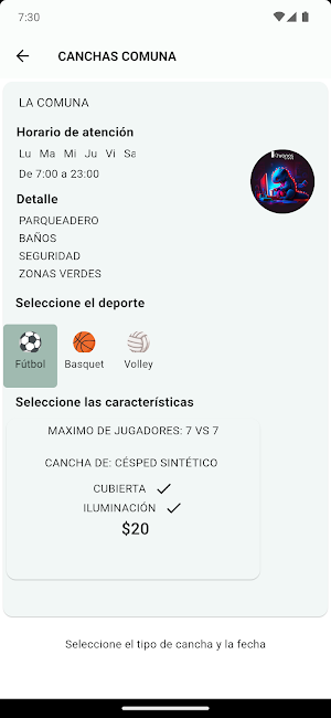 Alpeloteo - Reservar canchas Screenshot 3