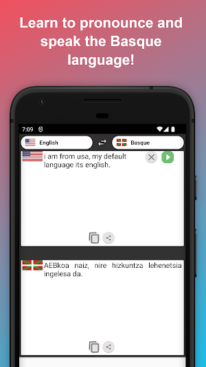 English to Basque Translator Screenshot 1