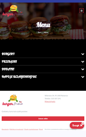 BurgerMania Pabianice Screenshot 2