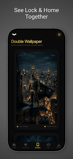 Bat Hero Man Wallpaper's Screenshot 2