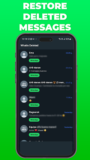 WhatisDeleted Recover Messages Screenshot 2