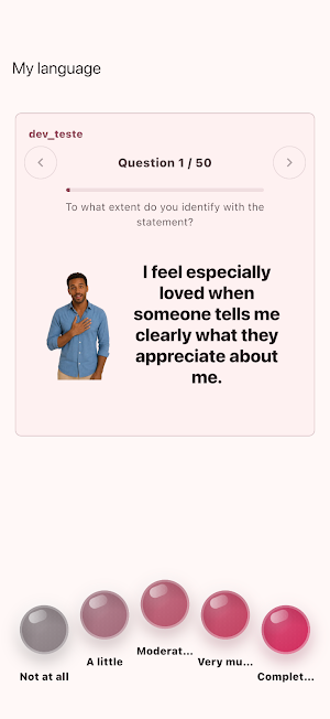 Love Languages Test Screenshot 2