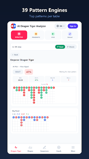 Dragon Tiger Analyzer: AI Road Screenshot 2