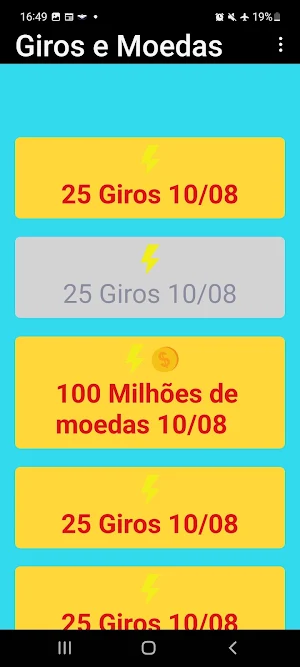 Giros e Moedas CM Screenshot 1